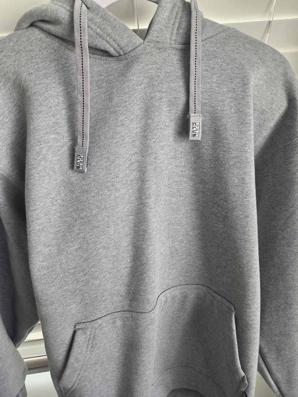 Gray Men's Hooded Sweatshirt